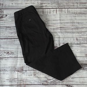 Black Gap Cropped Work Pants